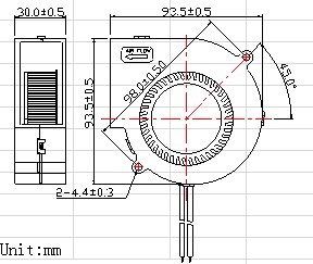 制氧機(jī)散熱風(fēng)扇