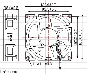 電焊機(jī)散熱風(fēng)扇